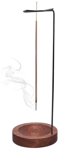 Wooden Incense Stick Holder, Upside Down Incense Holders For Sticks | Incense Burner for Sticks with Ash Catcher for Tea Room, Home, Yoga, Meditation, Spa, Relaxation, Home Decor
