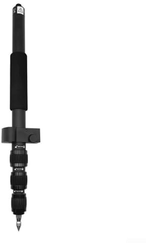 Telescopic Surveying Pole 1.5M Adjustable GPS Rover Pole with Dual Locking System, Aluminum Alloy Measuring Rod for GNSS GPS, Portable Survey Equipment with