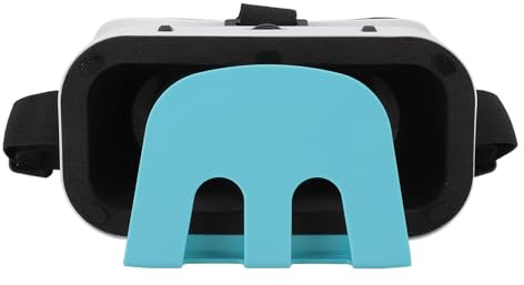 Annadue VR-Headset, 3D-Brille mit 100° FOV, Japanische PMMA-Linsen, Unterstützt Myopie Bis zu 600 Grad, Einstellbarer Pupillen- und Objektabstand