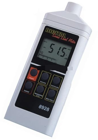 Fonometro, Misuratore di livello sonoro digitale Campo di misura 40-130 dB Misuratore di rumore digitale