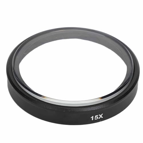 HUSHUI Filtro Macro Ravvicinato, Ingrandimento 15X, Rivestimento HD, Cornice Ottica Sottile, Antiolio, con Scatola di Immagazzinaggio, per Action Camera Action 3 4
