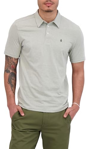 Volcom Men's Banger Polo Heather Grey XL
