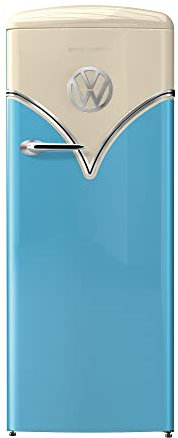 Goreje OBRB153BL Kombi-Kühlschrank 254 L A+++, frei stehend, Türanschlag rechts, drehbar, Türmaterial Kunststoff