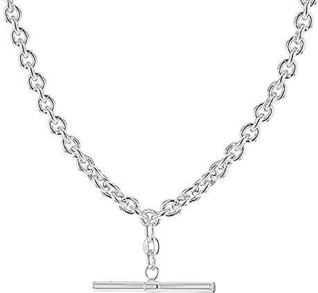 Damen-Erbskette T-Stab Sterlingsilber | Tuscany Silver
