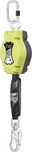 Kratos Safety Helixon-S Gurtband, Höhensicherungsgerät mit automatischem Rückzug, Kantengeprüft, 6 m, EN360, PSA, für Benutzer bis 140kg