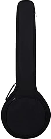 zebroau Bolsa de almacenamiento de banjo de 5 cuerdas, funda protectora para banjo con correa ajustable, bolsa de instrumentos musicales, accesorios para Acción de Gracias, banjos, color negro