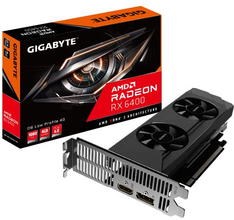 GIGABYTE Carte Graphique Radeon RX 6400 D6 Low 4 GB