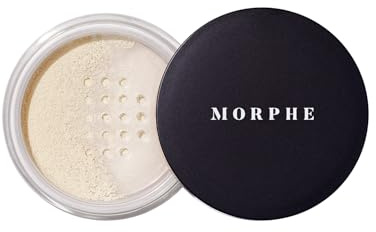 Morphe Bake & Set Translucent Setting Powder - Lightweight, Talc-Free Finishing Powder for Face Makeup with a Soft, Natural Finish - Minimizes Shine for Up to 24HR - Translucent (0.31 oz)