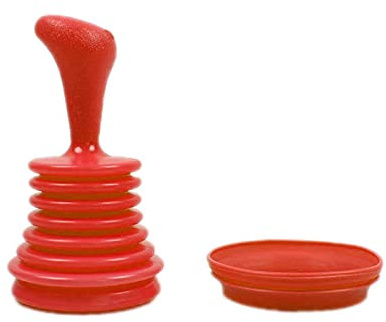 Yangguang bañera - Mini Émbolo con Mango ómico,Herramientas para desatascar diseñadas para tuberías Drenaje obstruidas en el Inodoro/baño/Ducha/Cocina