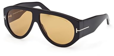 Tom Ford BRONSON FT 1044 SHINY BLACK/BROWN 60/12/140 men Sunglasses