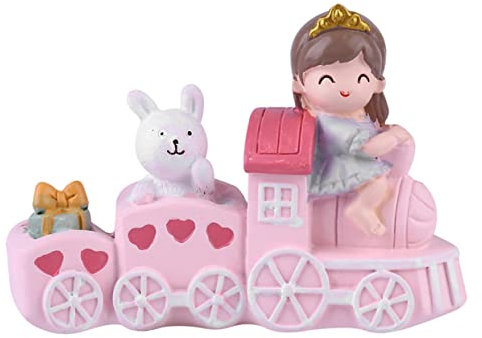Toyvian Zug Spielzeug Kuchendekoration Aus Vinyl Cartoon-Design Kuchenornament Für Geburtstagskuchen-dekor Und Desktop-dekor