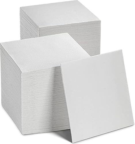 SUZZYVINE Cocktail-Servietten, Einweg-Servietten, stoffähnliche Papierservietten, Leinengefühl, ideal für Hochzeit, Party, Restaurant, 200 Stück