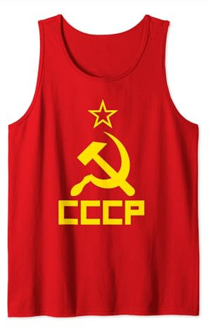 CCCP UdSSR Sowjetunion Flagge ehemaliges russisches Symbol Tank Top