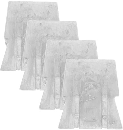 Angoily 4 Pièces Coins Multifonctions en Acier pour Marteau et Hache, Support Solide en Acier Résistant la Rouille, pour Installation et Réparation à Domicile