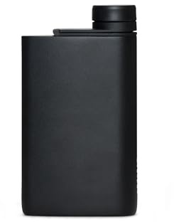 MiiR Aero Flask Classic Durable Stainless Steel Wide Mouth, 8oz Black - Features Ergonomic Design & Attached Hatchback Cap for Easy Refills on the Go