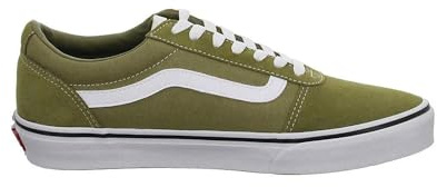 Vans Filmore Decon Herren Sneaker, Suede Canvas Olive White, 45 EU