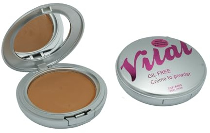 Smooth Perfection: Cream to Powder Foundation Makeup - Achieve a flawless finish, long-lasting coverage, and silky texture with this versatile powder foundation (C2P: A005, One Size)