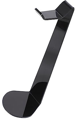 MUSISALY 1stück Kopfhörerständer Aus Stabiler Headset- Für Desktop Multifunktionaler Ohrhörer-ständer Platzsparend Geeignet Für Verschiedene Kopfhörergrößen Schwarz