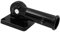 POFET Flag Pole Holder, Adjustable Heavy Duty Aluminum Flag Pole Bracket for Outside House, Rust-Free Multi-Position Mounting Bracket flag pole clips(Black)
