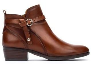 Pikolinos Daroca Bottines à Talon Femme | en Cuir | Fermeture éclair | Talon Moyen | Pointures EU 35-42