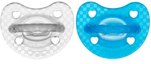 Chicco PhysioForma Gommotto Luxe Fluo, Ciuccio in Silicone 16-36 M, Set di Gommotti Morbidi e Delicati, Supportano la Respirazione Fisiologica e Favoriscono il Corretto Sviluppo della Bocca, 2 Pezzi