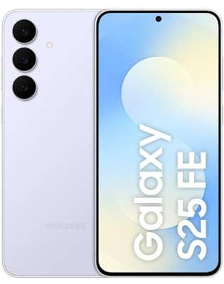 Samsung Galaxy S25 FE mit Galaxy AI, Handy mit Android, 6,7 Zoll FHD-Display, 50 MP Kamera, 128 GB Speicher, 8 GB RAM, 4.900 mAh Akku, Icyblue, 3 Jahre Herstellergarantie [Exklusiv auf Amazon]