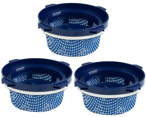 TEUYOE 3-pack HEPA-filter kompatibelt med Samsung Jet 70/60/75+/90 | Kompatibel med Samsung Jet 70,60,75+,90 & VS9000RL. Ersätter DJ97-02649A. Stark sug för sladdlösa semestrar. Lätt att byta ut