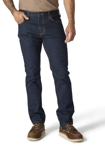 Carhartt Jeans Con Gamba Affusolata, Cinque Tasche, Straight Fit, Elasticità Extra Rugged Flex, Uomo