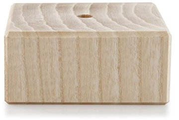 Rosone in legno con accessori per il fissaggio