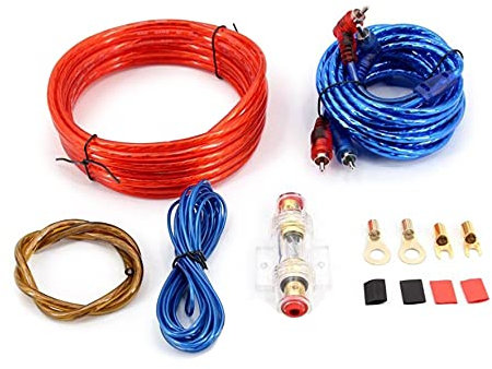 SUNDELY® 1000W Car Vehicle Audio Amplifier Wire Wiring Installation Kit 10GA Subwoofer Speaker Amp Installation Power Cord Lead Set