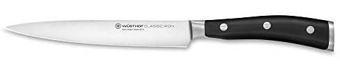 WÜSTHOF Classic Ikon Schinkenmesser 16 cm, Schwarz