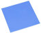 CPU Thermal Pad 2mm - Hoja de conductividad térmica de enfriamiento del disipador térmico Almohadilla de Silicona conductiva - 100x100x2mm(Azul)