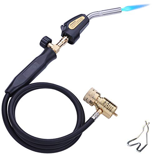 Propane Torch Hand Hose, Mapp Gas Torch,Welding Torch,Hose Length 1.5M/60-with Hook