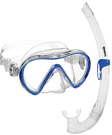 Mares Aquazone Combo Vento, Combo bestehend aus Maske und Schnorchel Erwachsene - Unisex, Blau