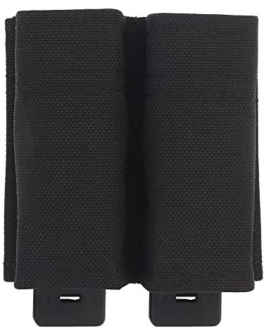 WarmHeartting MOLLE Magazinbeutel Doppelt Magazintasche Tasche Holster Aufbewahrung Nylon 9mm Magazinhalter taktisch Zubehör
