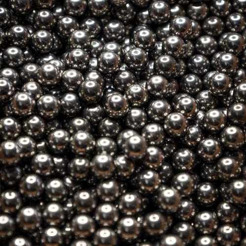 Stahlkugeln 8mm – 500 Stück Rundkugeln aus massivem Stahl, ca. 2,08 g Gewicht je Kugel, präzise gefertigt für Pistolenarmbrust 8M, Steinschleuder, Zwille, Schleuder und Bogensport Training