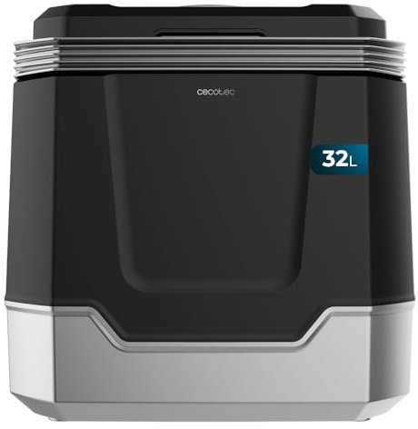 Cecotec Mini Réfrigérateur Portable de Voyage 32 L Bolero TravelCooling 32L. 12V-220V, Voitures et Caravanes, Refroidissement et de Chauffage, Plage de Température de 8 à 65º, Isolation en Mousse PU