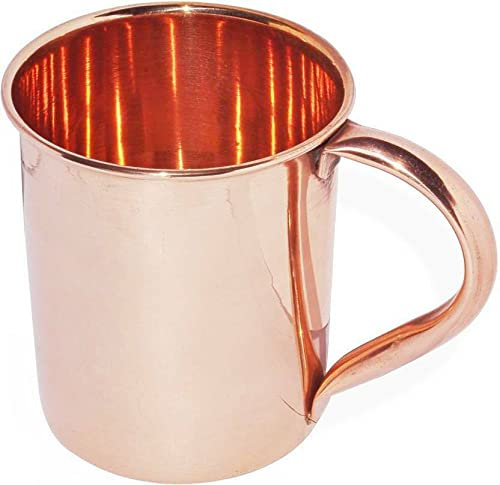 Exclusive Global Pure Copper Drinkware Mugs Moscow Mule 100% Solid Copper Cocktail Mug/Cup