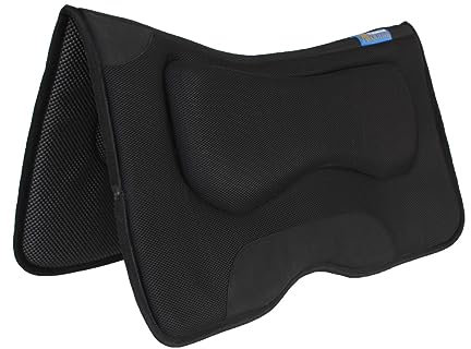 CHALLENGER Pony 39200BKP Endurance Sattelunterlage aus Neopren, rutschfest, 58,4 x 33 cm