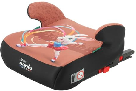 Nania Réhausseur Voiture Enfant ISOFIX de 6 à 12 ans (126-150cm) Réhausseur Siège Auto, Compact et Léger (< 1 kg) Installation Facile avec le système isofix (ALPHIX 3)