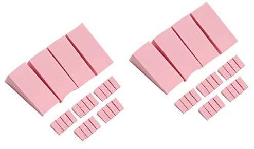 Healeved 2pièces Éponge à Dégradé Outils De Manucure Pour Effet De Couleur Ombragé Éponge Douce Pour Nail Art Professionnel Et Débutant Accessoires De Maquillage Multifonctionnels