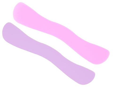 Almohadilla de Silicona para Pestañas,2 Uds Soporte para Pestañas Postizas de Silicona Forma de Onda Almohadillas para Pestañas Reutilizables Rosa Púrpura Rojo,Soporte para Pestaña