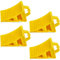 GAsupply Lot de 4 cales de roue en plastique avec poignée pour voiture, remorque, caravane, camping-car