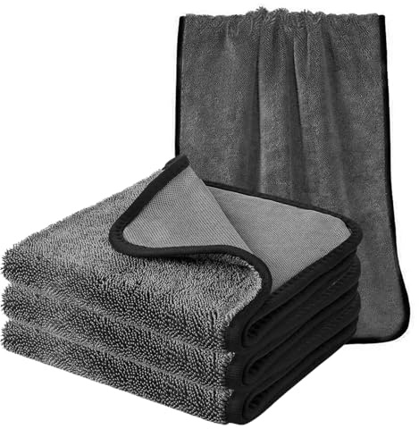 CHENLUKJ Shiny Cleaning Wipes Shower Cleaning Cloths- 3pcs Super Absorbent Microfiber Bath Towels for Effortless Cleaning of Windows, Bathroom, Car & Home Toilet - Must-Have!（15.7x23.6in