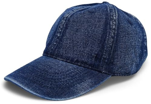 styleBREAKER Jeans Baseball Cap Unisex | Denim Basecap mit Verstellbarer Schnalle | 6-Panel Cap mit Gebogenem Schirm & Luftlöchern | Atmungsaktive Baumwoll-Mütze für Damen & Herren