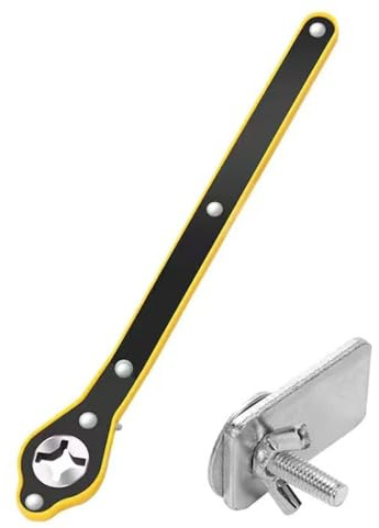 Nicear Gato Para Coche Llave De Trinquete Para Coche Llave De Gato Para Rueda De Coche Con Adaptador Universal 360° Giratorio Gato Tijera Mango Rápido Para Viaje Camioneta SUV