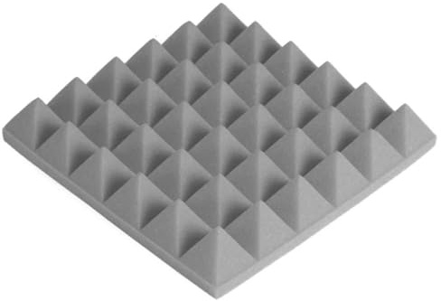 GONMDOPY Acoustic Foam Panels - Soundproofing & Sound-Absorbing Studio Panels for Home, Office & Recording Rooms - Noise Reduction Wall Tiles/Grey