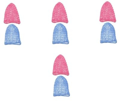 Homoyoyo 4 Sätze Haarnetz Haarpflege Schlummertrunk Mützen Für Damen Haarnetz Zum Schlafen Gehäkelte Haarnetze Für Frauen Haarabdeckung Zum Schlafen Polyester 2 Stücke * 4