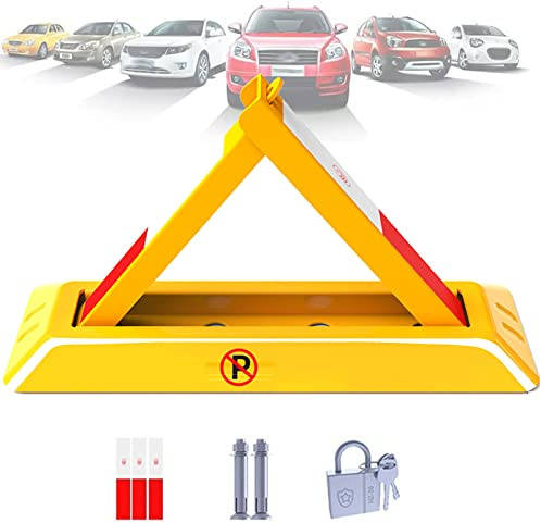 Barrière de stationnement - Bloqueur de stationnement manuel amovible, poteau de sécurité triangulaire pour verrouillage de l'espace