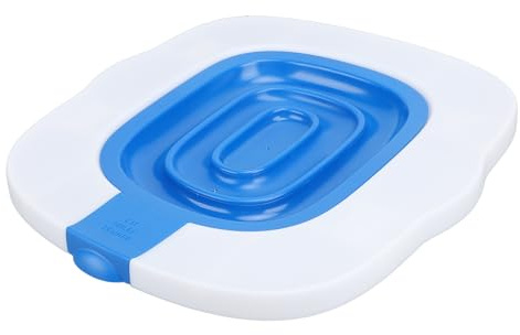 Asixxsix Cat Toilet Training Kit, Enkel Installation Fjäderbelastade Klämmor Halkfri Design Kitty Toalettränare Urinalsits med 4 Stora Skyddsdynor för Olika Toalettformer Inklusive O
